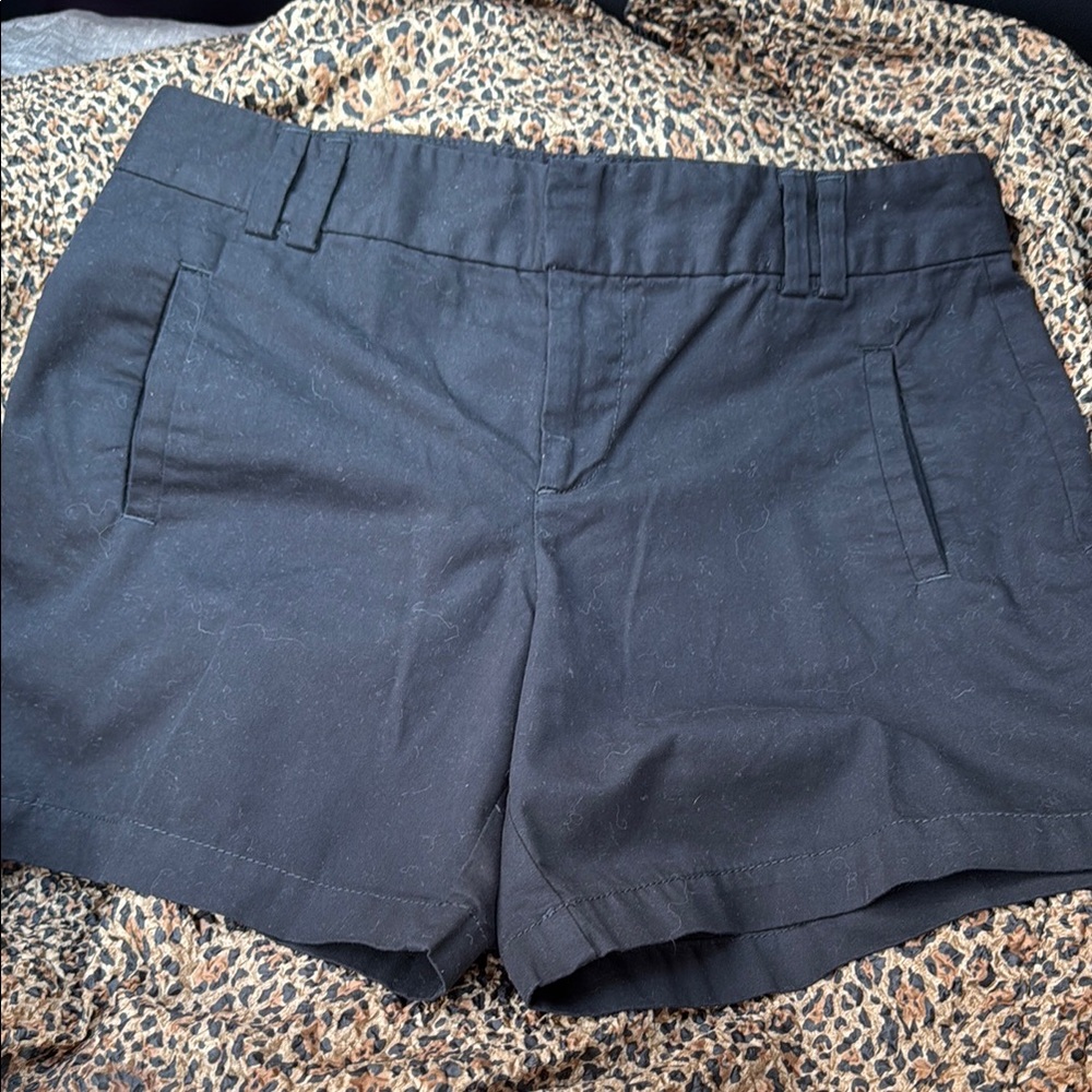 LOFT Black High Waist Shorts